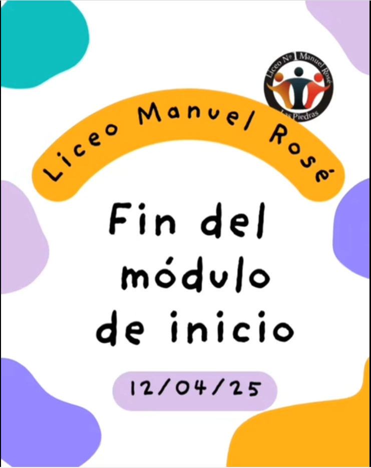 Fin módulo de inicio