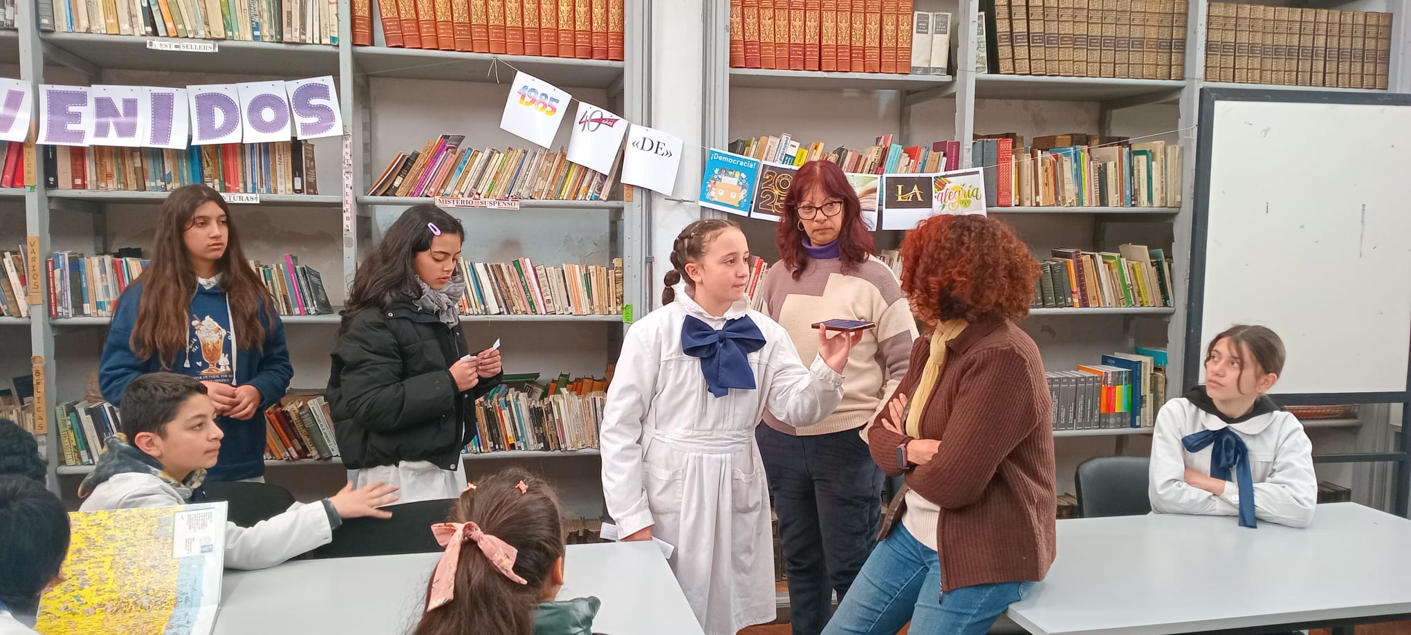 Nos visitaron alumnos de las Escuela 235 Eudoro Melo